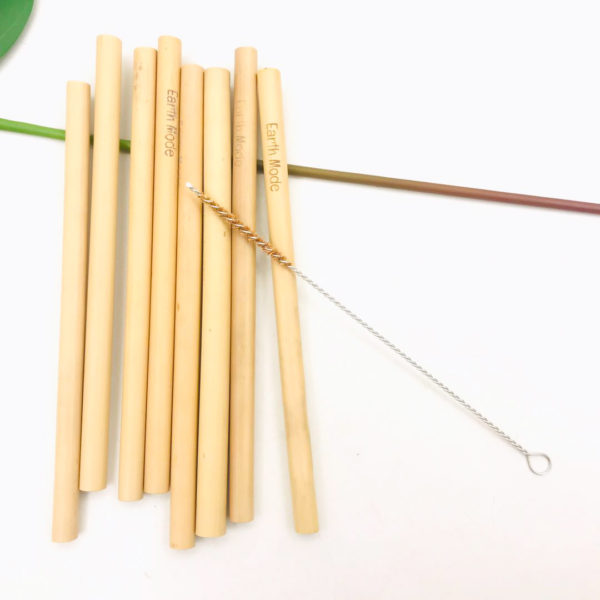 BAMBOO STRAW SET