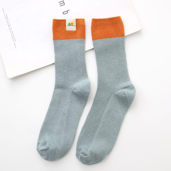 Grey hemp Socks Organic Cotton Socks Crew Socks for Women Socks